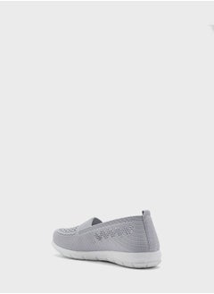 Ginger Textured Detail Slip On Comfort Shoe  - Image 3