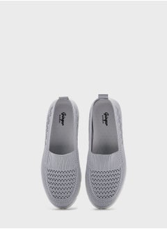 Ginger Textured Detail Slip On Comfort Shoe  - Image 5
