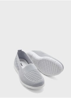Ginger Textured Detail Slip On Comfort Shoe  - Image 4