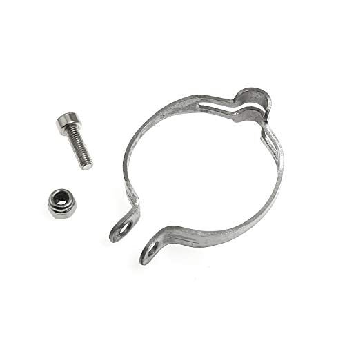 Maxmoral 4 Sets of 28.6mm Metal Ring to Frame MTB Bike Cable Guide Base Guide Clip Fitting Line Tube Seat Clamp - Image 2