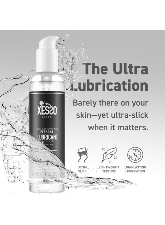 XESSO Ultra Slick Silicone-Based Lube 8 fl oz, Water Resistant, Condom & Latex Safe, Skin Friendly, Discreet Package - Image 2