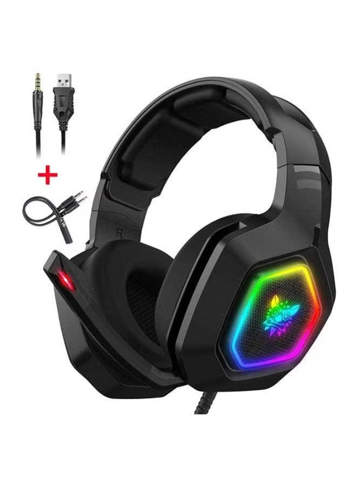onikuma Professional Gaming Headset For PS4/PS5/XOne/XSeries/Nintendo Switch/PC -Wired - Image 2