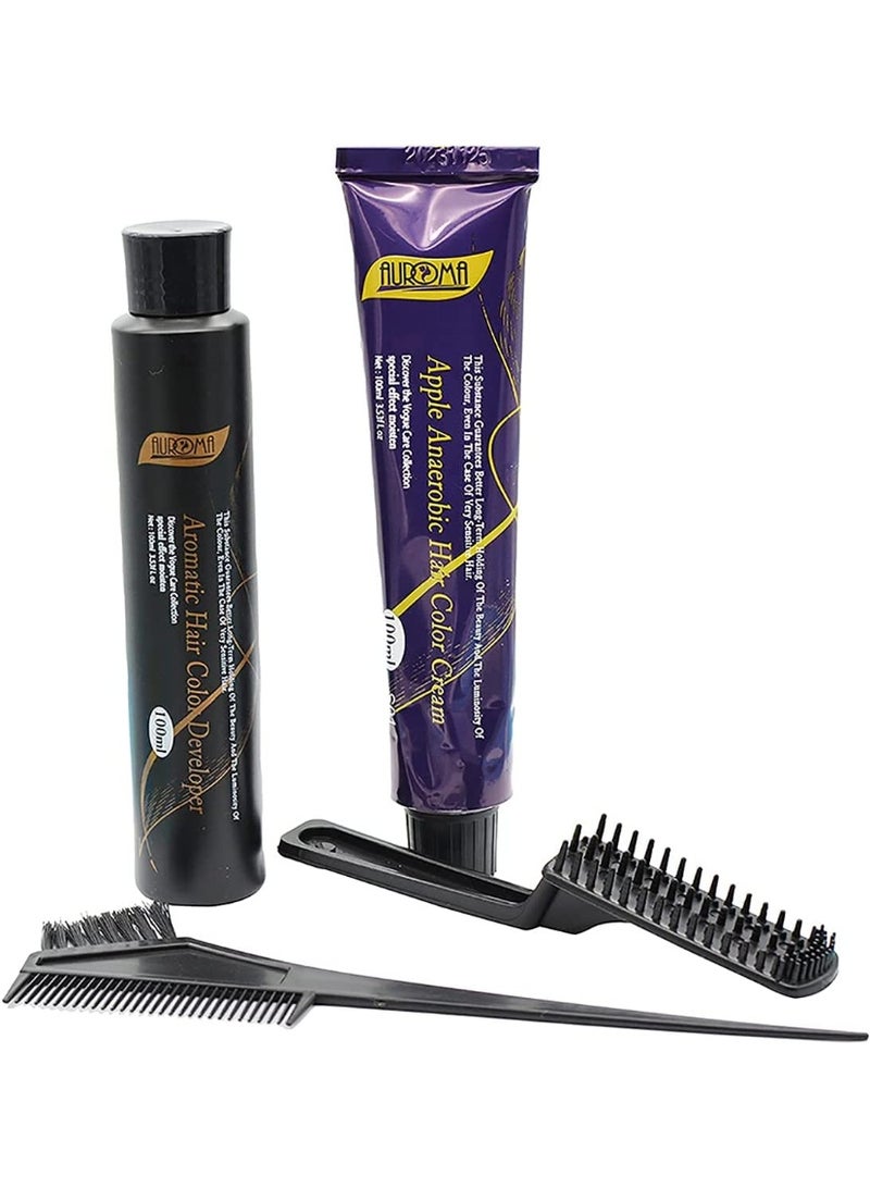 أوروما كريم صبغة الشعر اللاهوائي S03 بني داكن 200 مل - Image 2