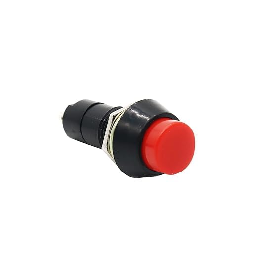 UNIVERSAL HUB Push Button 2Pin SelfLocking SPST RED OnOff Switch PACK OF 2