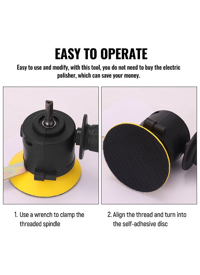 Generic - Electric Drill Modified Polisher Refit Eccentric Shock Polishing Tool Accessories Multifunctional Polisher Convenient Practical Refit Tools - Image 1