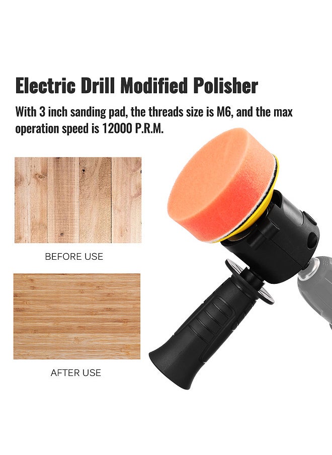 Generic - Electric Drill Modified Polisher Refit Eccentric Shock Polishing Tool Accessories Multifunctional Polisher Convenient Practical Refit Tools - Image 1