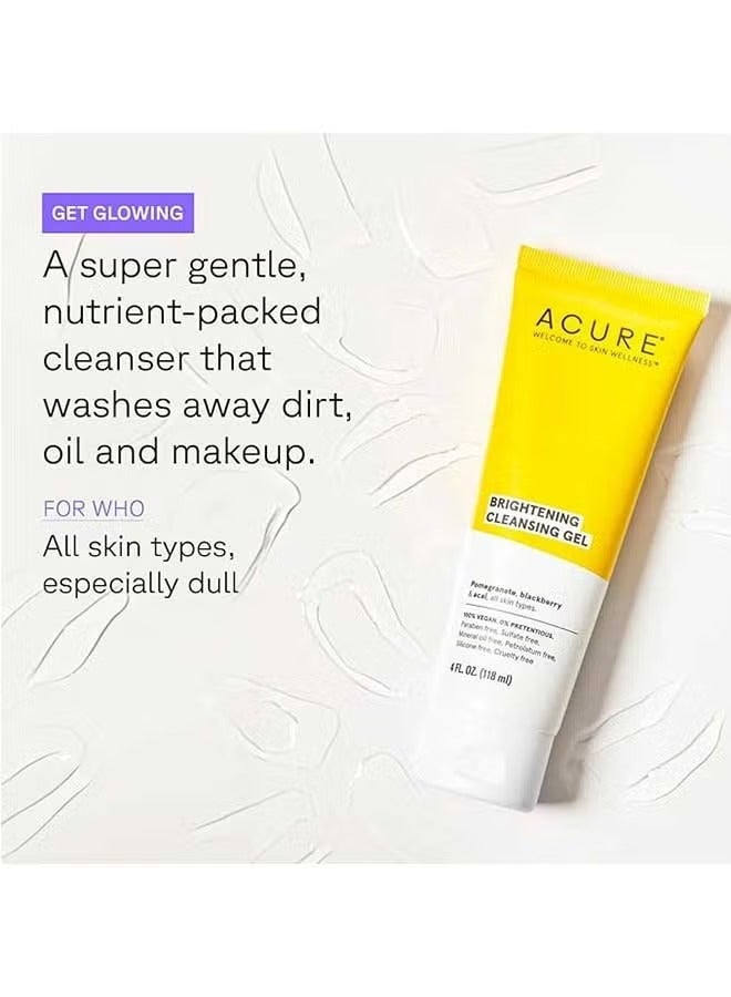 Acure 2 Pieces Per Pack, Brightening Cleansing Gel 118ml And Brightening Facial Scrub 118ml - Image 5