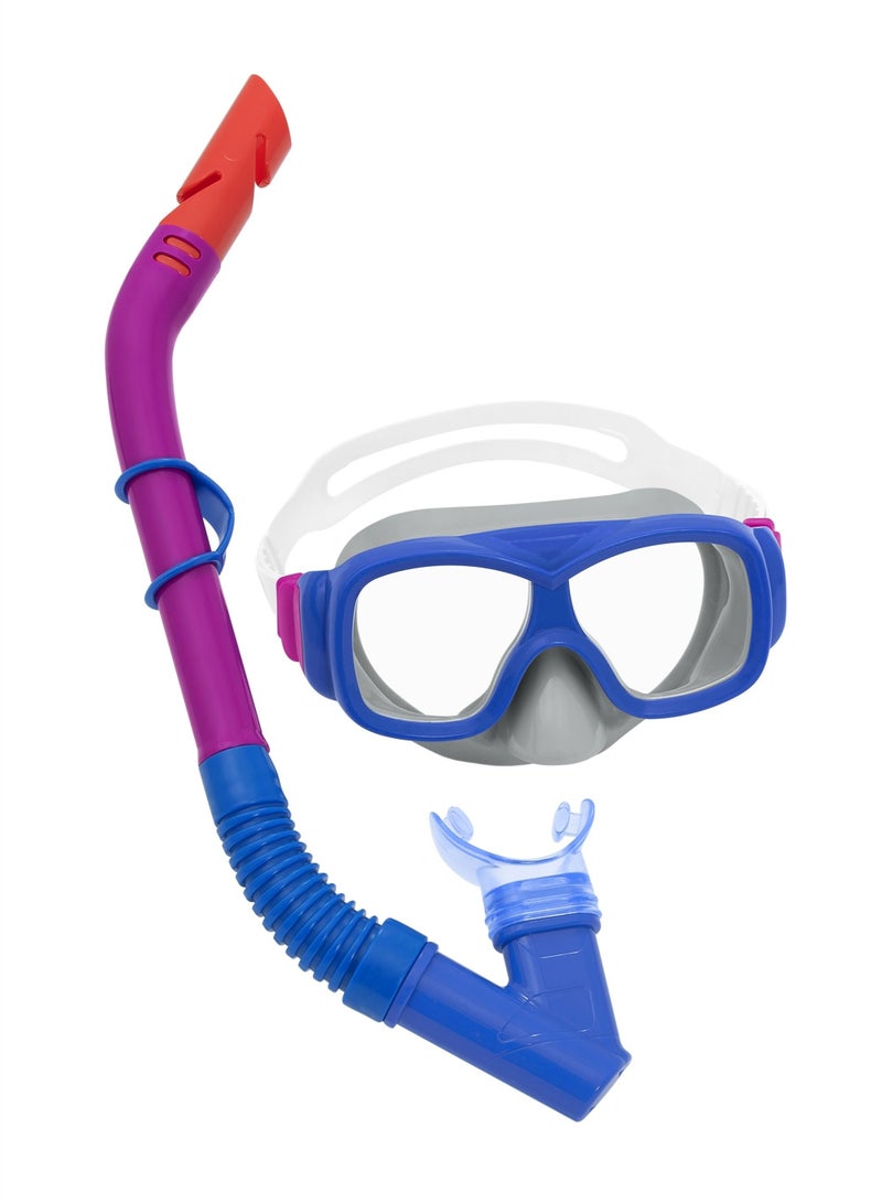 بست واي نظارة مع قصبة للتنفس السطحي ازرق - 24032 - Image 1