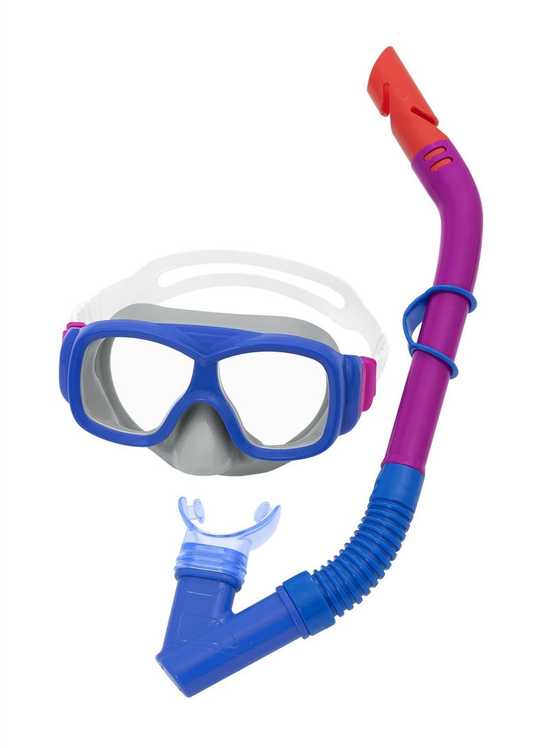 بست واي نظارة مع قصبة للتنفس السطحي ازرق - 24032 - Image 2