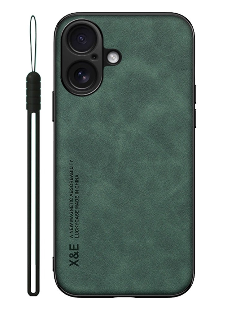 ICARLUS Case for iPhone 17 Cover Bumper Built-in Metal Plate Green - Image 1