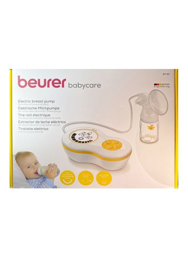 Beurer مضخة ثدي كهربائية بي واي 40 للعناية بالرضع