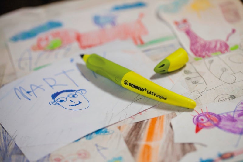 STABILO Ergonomic Rollerball EASYoriginal Refills - Pack of 3 - Blue - Image 5