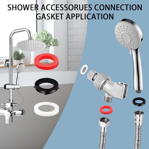 ZDBB 58 PCS Shower Head Garden Hose Screen Filter Gasket.Stainless Steel Water Filter Hose Washer Kit for 1/2,3/4 Inch Plumbing Faucet Screen Fittings and 5/8" Washing Machine Inlet Line Connection - Image 4