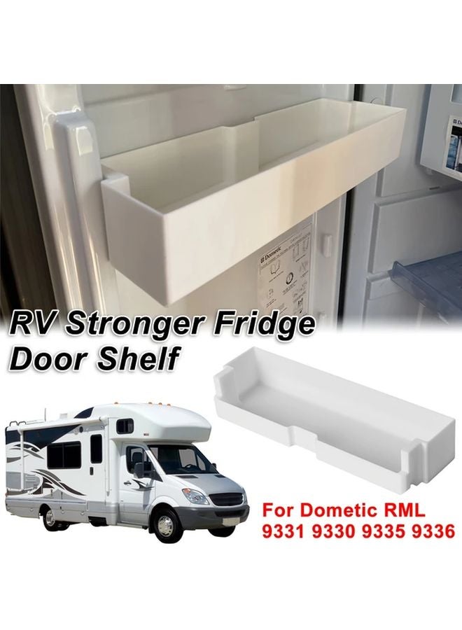 1pc RV Fridge Door Shelf Durable PVC Storage Rack Organizer For Campers Accessories - Image 2