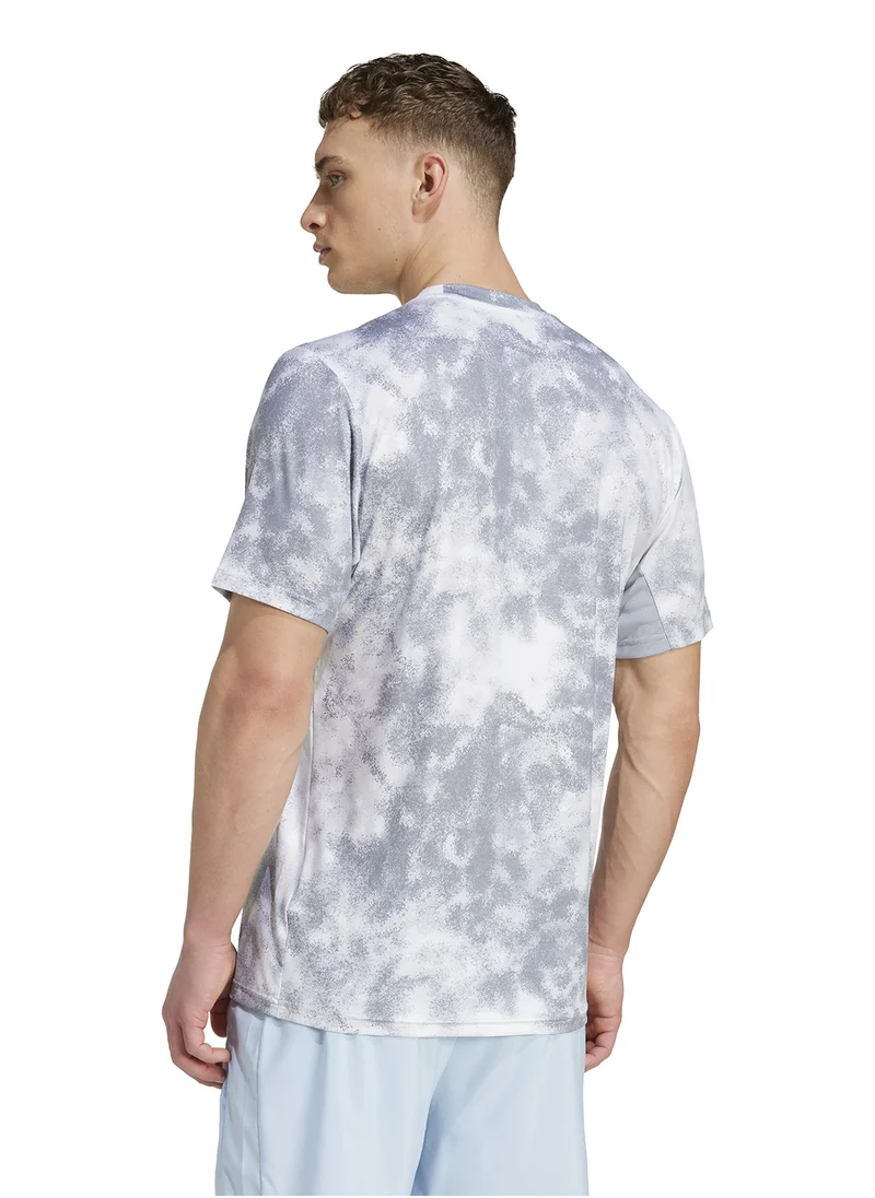 Adidas Training Essential Seasonal All Over Printed T-Shirt