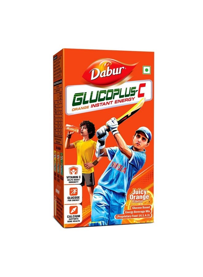 Dabur دابور غلوكوبلس-سي مسحوق طاقة فوري (بنكهة البرتقال) - 1 كجم (زجاجة مجانية) | يعيد شحن الطاقة | 20% غلوكوز أكثر في كل رشفة | فيتامين سي يساعد على تعزيز المناعة | الكالسيوم يدعم صحة العظام - Image 1