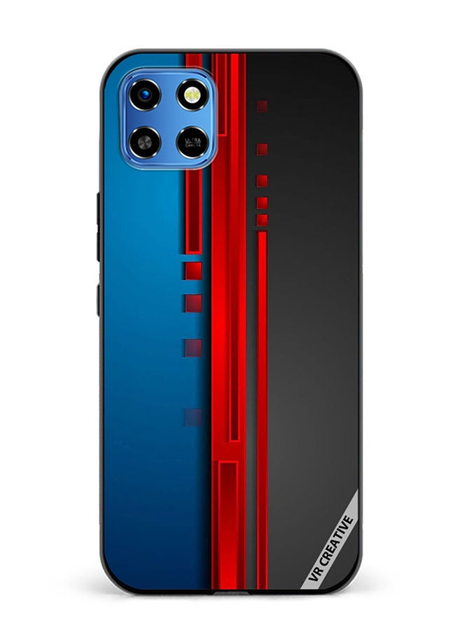 VR CREATIVE Protective Case Cover For Infinix Smart 6 HD Abstract Design Multicolour - Image 1