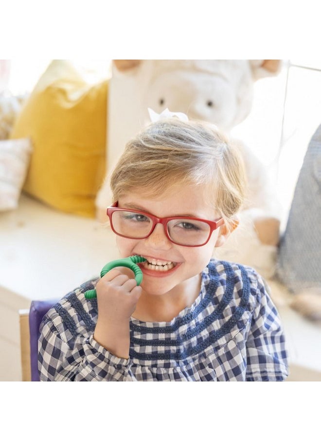 TalkTools TalkTools Baby Chewy | Oral Motor Sensory Tool for Kids and Toddlers | Therapy Tools to Improve Chewing and Biting (Ridges, Green)  - Image 4