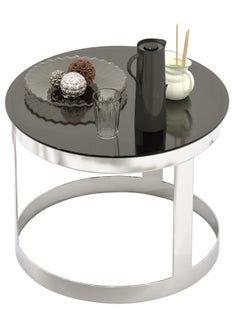 Stainless Steel Side Table with Glass Top  50x65x65cm - pzsku/ZF520EF9EB456DA158E3EZ/45/_/1740563962/68c19fdd-40b2-476b-a049-f9d575167cdb