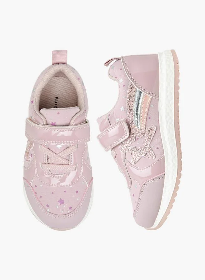 فلورا بيلا من شو إكسبرس حذاء رياضي مزين بتطبيق نجمة بشريط لاصق