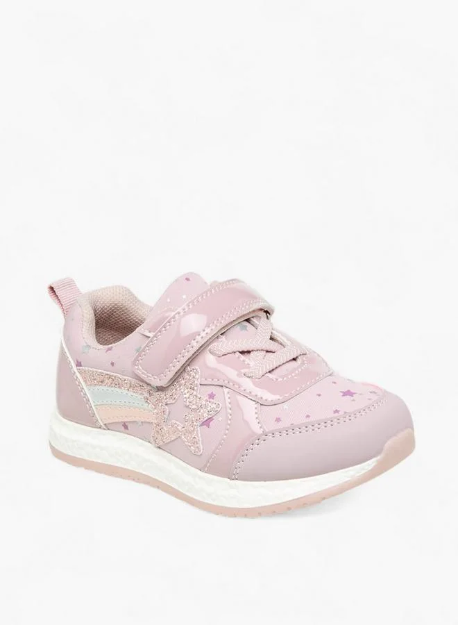 فلورا بيلا من شو إكسبرس حذاء رياضي مزين بتطبيق نجمة بشريط لاصق