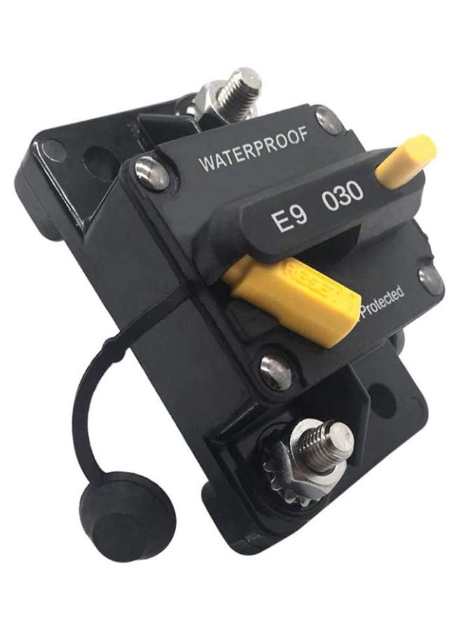 NIBEMINENT Circuit Breaker Dual Battery Manual Reset Fuse Black 8 x 6centimeter  - Image 2