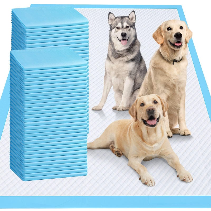 Gimars XXXXL 36x36 Thicken Heavy Absorbency Dog Pad Extra Large Jumbo Disposable Polymer Quick Dry No Leaking Pee Pads for Dogs Cats Rabbits Pets 30 Counts