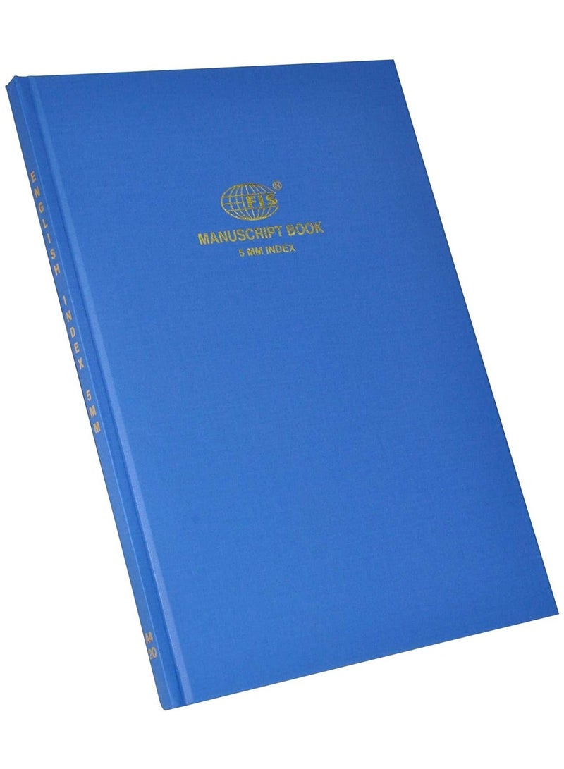 FIS 5-Piece Manuscript Notebook Set, 5 mm Square Lines With English Index, A4 (210 x 297 mm) Size, (5x96 Sheets) - FSMNA42Q5MIE - Image 3