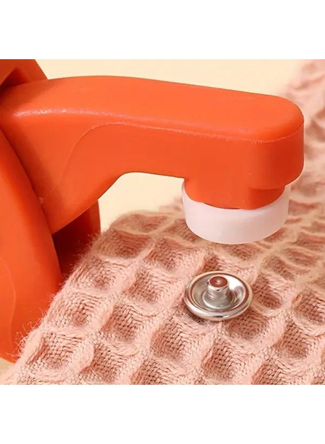 Orange Snap Pliers Set 201pcs Metal Snaps 50pcs Combination For Sewing DIY Crafts - Image 5