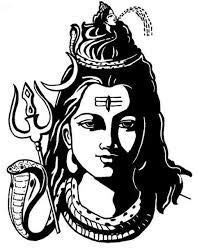 KREEPO Lord of Shiva god Sticker for Car, Bike,Truck- All Car Vinyl Decal (Black) - Image 1