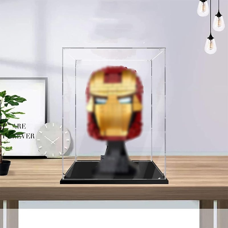 TPGP WANLIAN Acrylic Display Case for LEGO Helmet - Compatible with Mandalorian, Boba Fett, Darth Vader, and More - Image 4