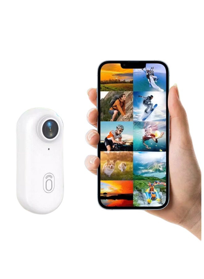 1080P Full HD WiFi Mini Sports Action Camera with Magnetic Back Clip - Portable Wearable Body Cam for Vlogging, Cycling, and Outdoor Adventures - H.264 Video Recording - Image 1