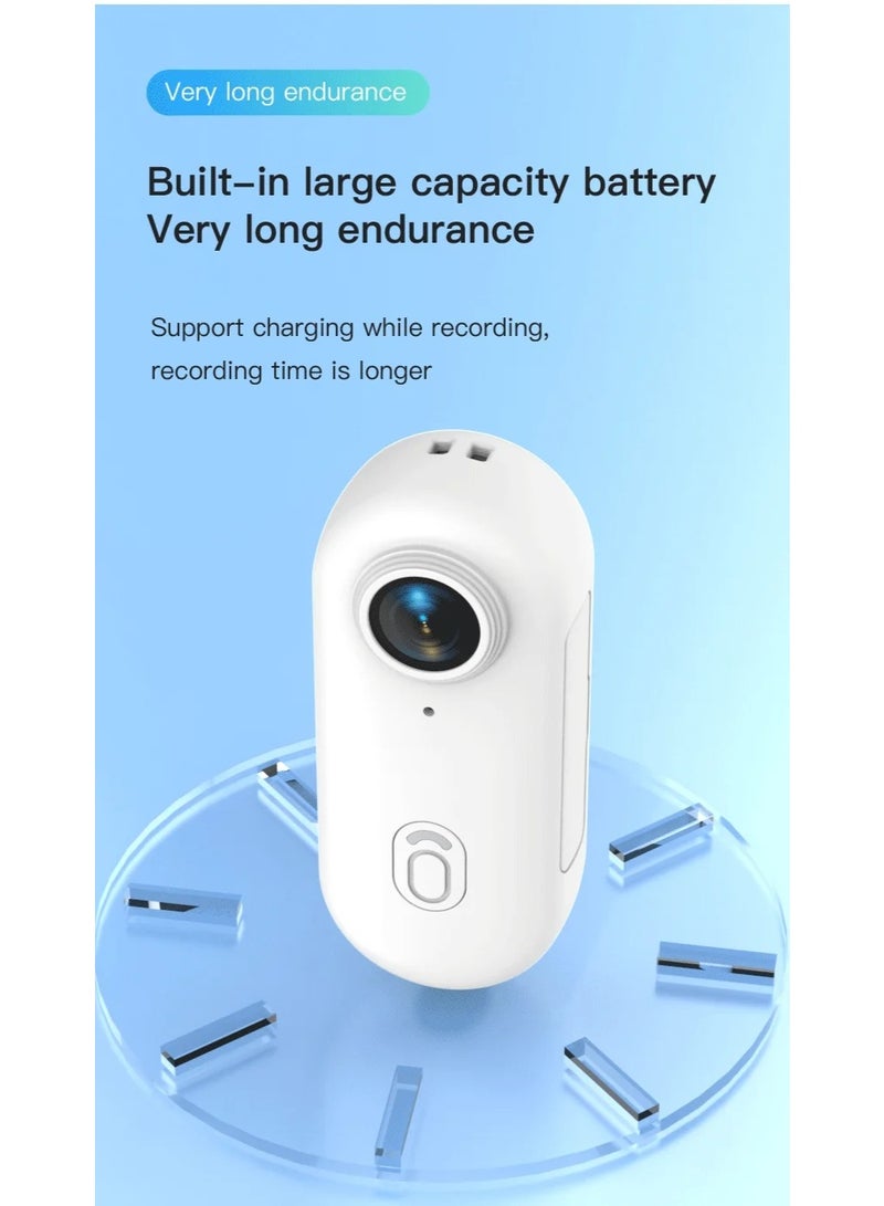 1080P Full HD WiFi Mini Sports Action Camera with Magnetic Back Clip - Portable Wearable Body Cam for Vlogging, Cycling, and Outdoor Adventures - H.264 Video Recording - Image 5