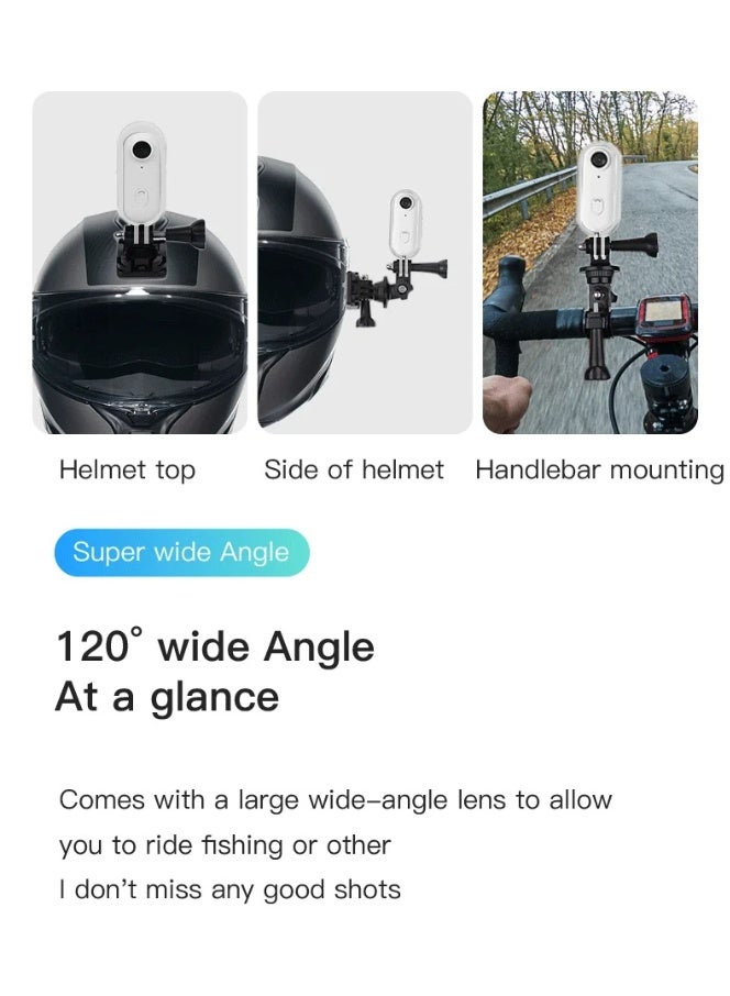 1080P Full HD WiFi Mini Sports Action Camera with Magnetic Back Clip - Portable Wearable Body Cam for Vlogging, Cycling, and Outdoor Adventures - H.264 Video Recording - Image 4