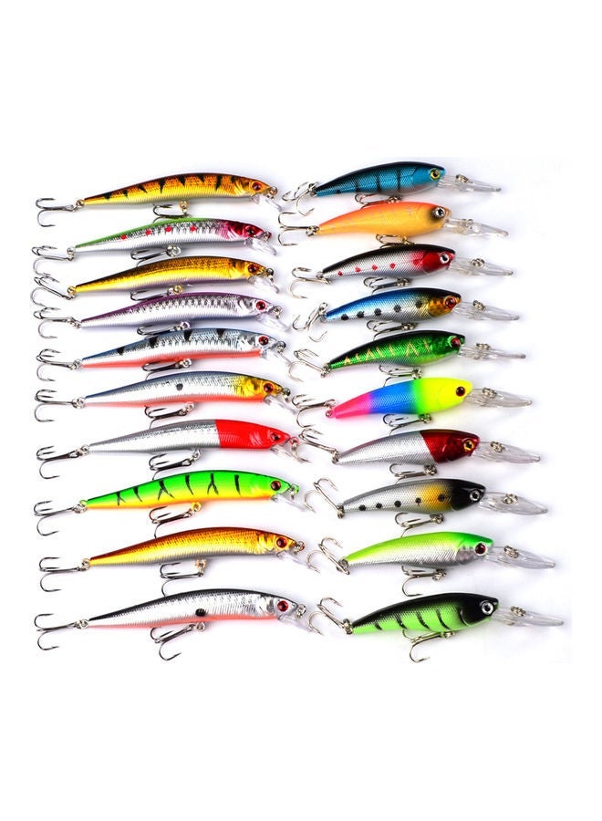NIBEMINENT 20-Piece Minnow Fishing Lure Set - Image 1