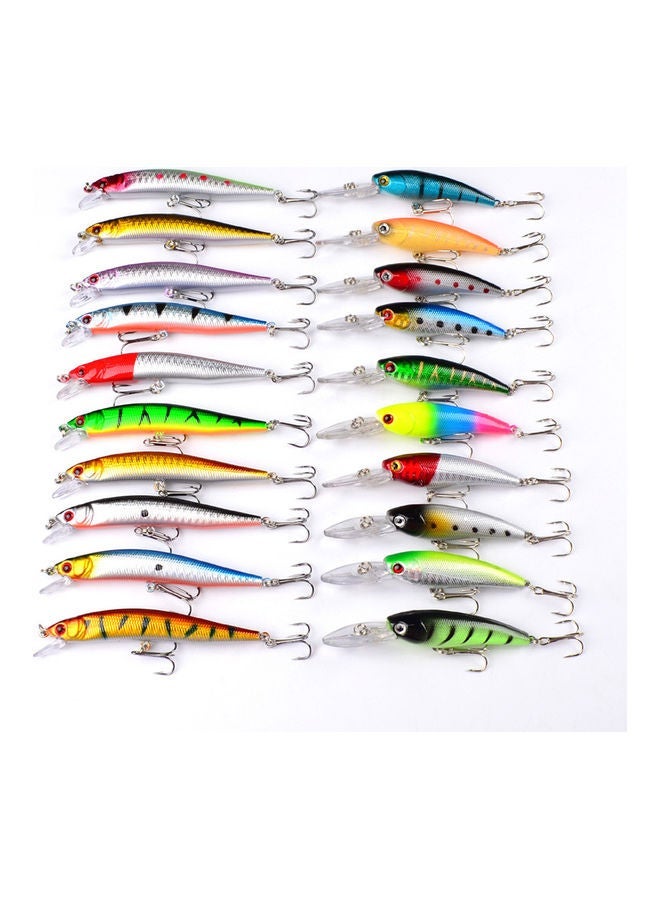 NIBEMINENT 20-Piece Minnow Fishing Lure Set - Image 2