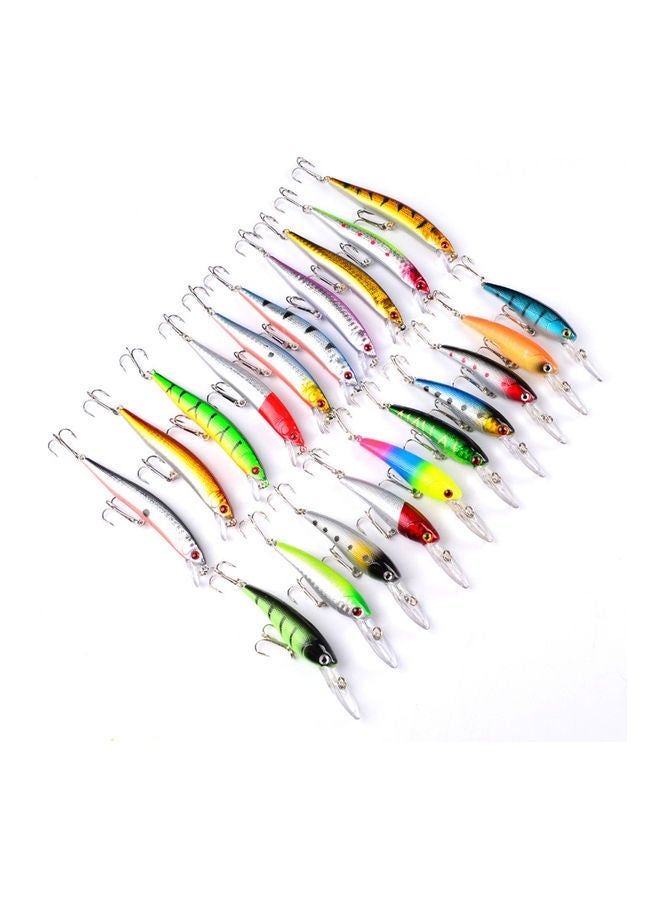 NIBEMINENT 20-Piece Minnow Fishing Lure Set - Image 3