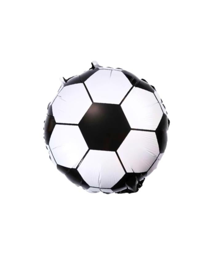 6 Pcs Foot Ball Foil Balloons Soccer Theme Birthday Decoration Items MVP Champion Trophy Balloon Football Birthday Theme Decoration (Pack of 6, Multicolor) - Image 2