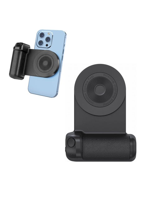 Magnetic Phone Camera Holder Multifunctional Smartphone Camera Shutter Remote Handle Grip 10W Qi Wireless Charging Stand Bluetooth Remote Control for Video Photo Shooting