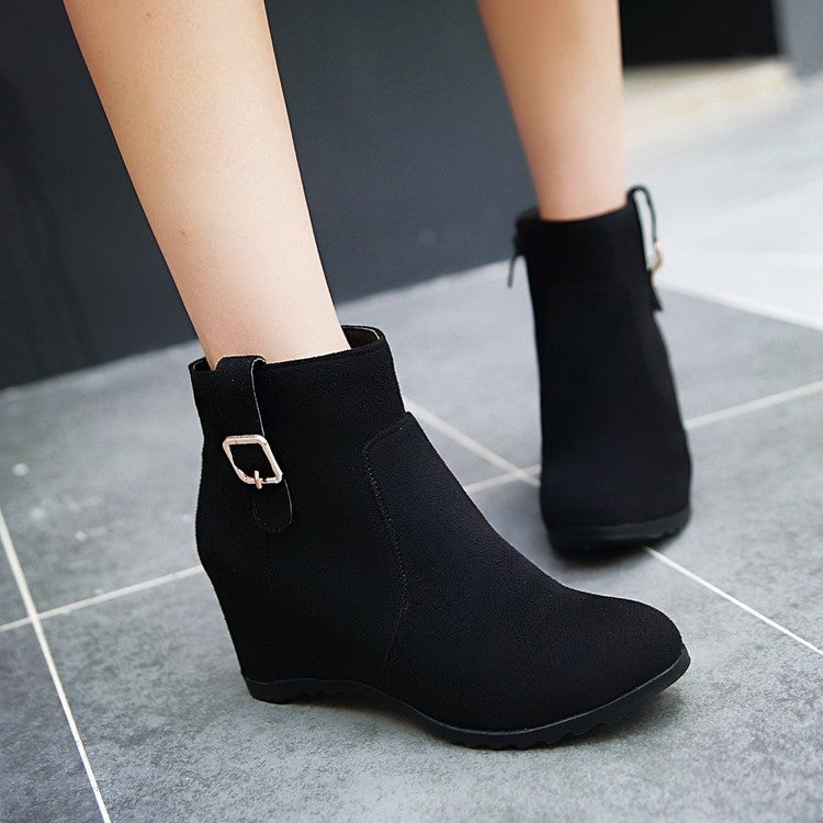 Factory Short Tube Inner Heightening Women'S Boots Short Boots Martin Boots Size 40-43 - Image 2