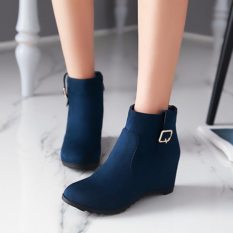 Factory Short Tube Inner Heightening Women'S Boots Short Boots Martin Boots Size 40-43 - Image 5