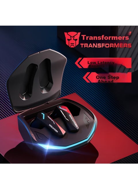 Transformers In-ear Bluetooth Headphones With Call Noise Reduction, Low Latency Gaming, Long Battery Life, Bumblebee Co-branded True Wireless Earphones With Surround Sound, Compatible With Apple, Huawei, Xiaomi