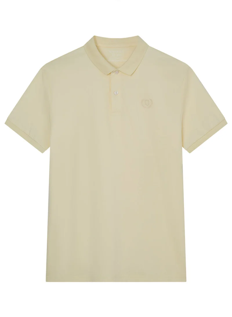 GIORDANO  Men’s Slim Fit Liquid Touch Cotton Interlock Polo for Men | Best Price UAE