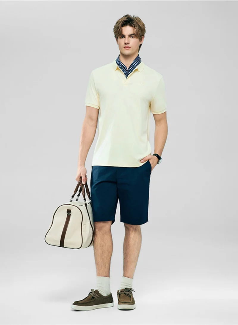 GIORDANO Men’s Slim Fit Liquid Touch Cotton Interlock Polo