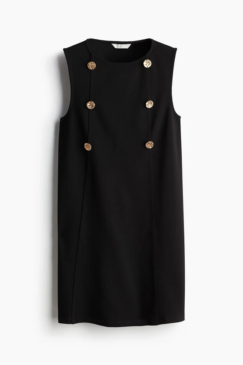 اتش اند ام فستان ميني بتفاصيل أزرار