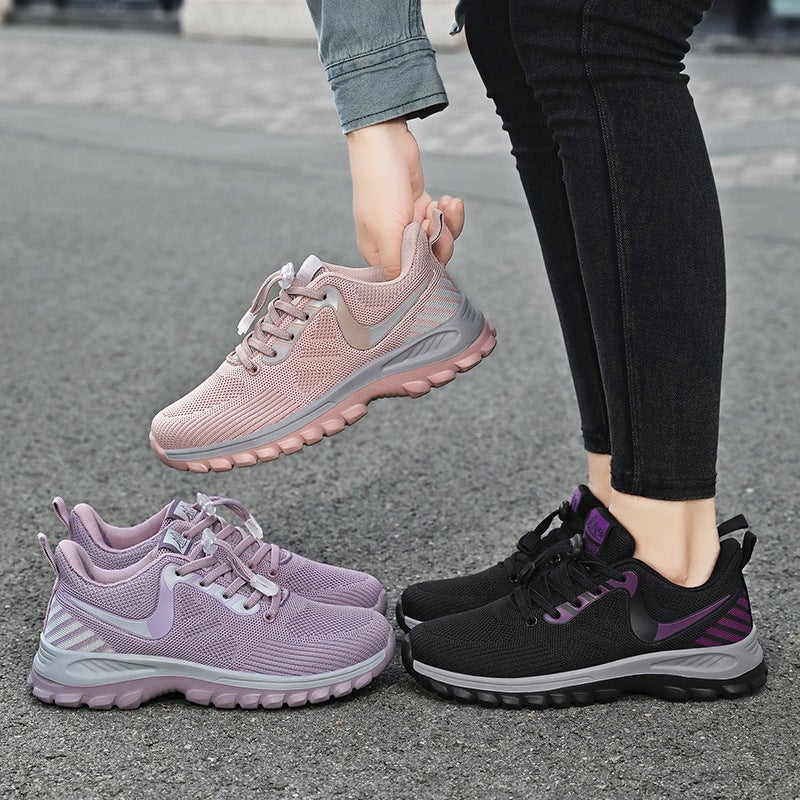 Soft-Soled Mother'S Shoes, Summer Lightweight Shoes For The Elderly, Women'S Comfortable Sports Walking Shoes, Middle-Aged And Elderly Cloth Shoes - Image 4