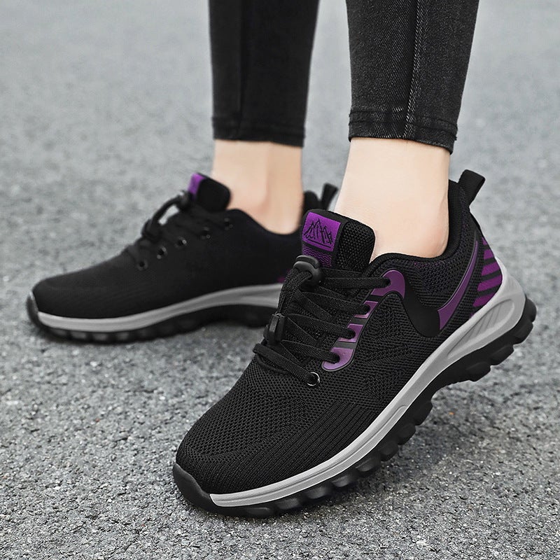 Soft-Soled Mother'S Shoes, Summer Lightweight Shoes For The Elderly, Women'S Comfortable Sports Walking Shoes, Middle-Aged And Elderly Cloth Shoes - Image 1