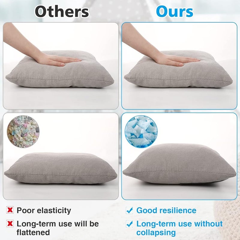 Acostop Shredded Memory Foam Filling for Bean Bag Filler Foam- Premium Soft Pillow Stuffing Foam- Couch Cushion Filling for Pouf Dog Beds Bean Bag Chairs Arts Crafts, Without Added Gel Particles (5LB) - Image 3