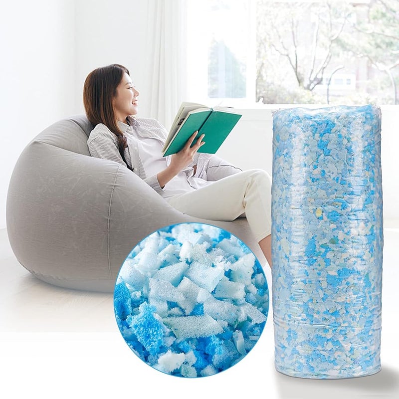 Acostop Shredded Memory Foam Filling for Bean Bag Filler Foam- Premium Soft Pillow Stuffing Foam- Couch Cushion Filling for Pouf Dog Beds Bean Bag Chairs Arts Crafts, Without Added Gel Particles (5LB) - Image 1