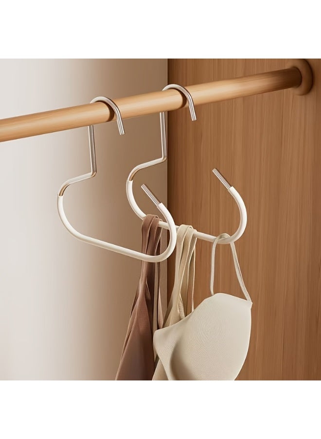 3 قطع من خطافات تخزين القبعات البسيطة، علاقات قبعات من الفولاذ المقاوم للصدأ للخزانة، حامل قبعات البيسبول، منظم للأوشحة والأحزمة وحمالات الصدر، منظم خزانة ملابس موفر للمساحة، لا يتطلب تركيبًا (أبيض) - Image 4